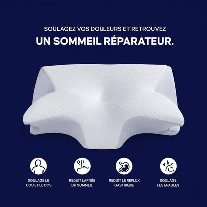 Oreiller de Soutien Cervical – Mousse à Mémoire de Forme